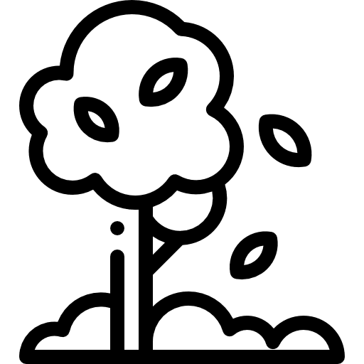 Tree natural shapes shape icon