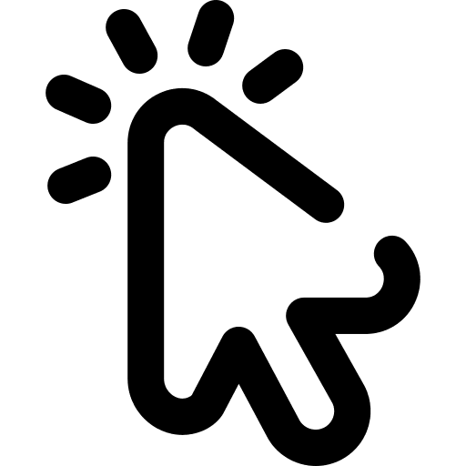 Click click here pointer clicker icon