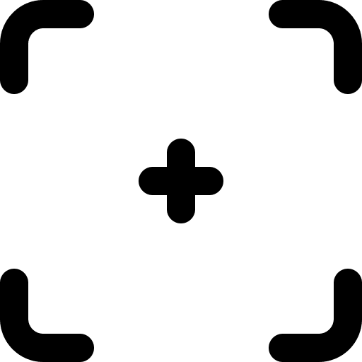 Select focused select viewfinder icon