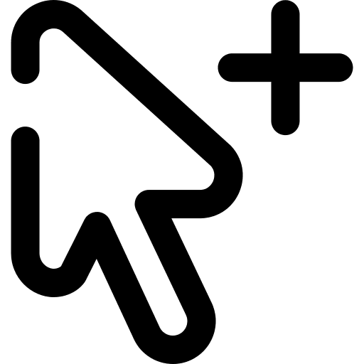 Add add selection pointer mouse icon