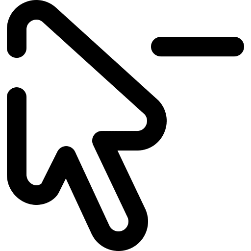 Remove multimedia remove pointer icon