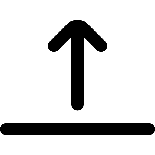 Up directional drag up multimedia option icon