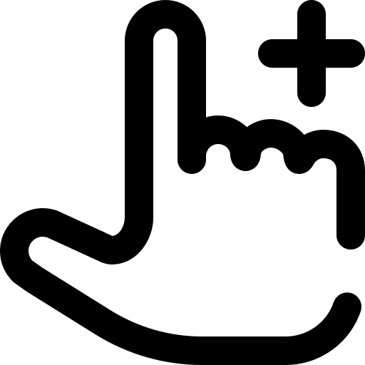 Add ui hands and gestures point icon