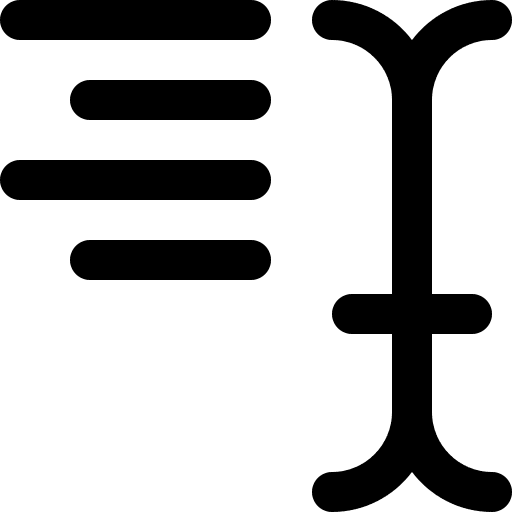 Align right right alignment pointer icon