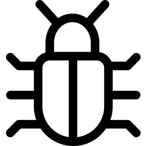 Malware insect computer malware icon