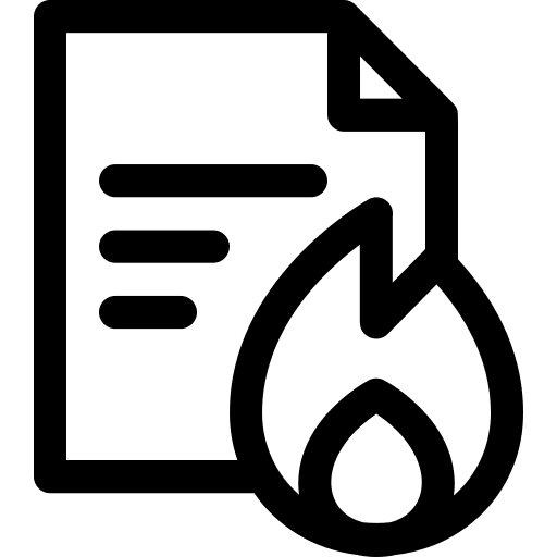 Data loss server security icon