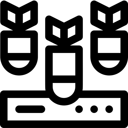 Ddos deny virus bomb icon