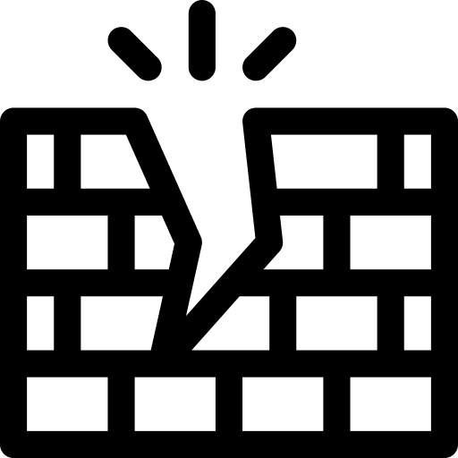 Firewall firewall wall flame icon