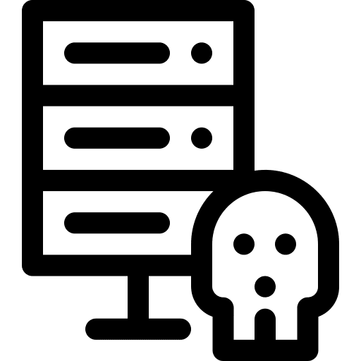 Server server technology infected icon