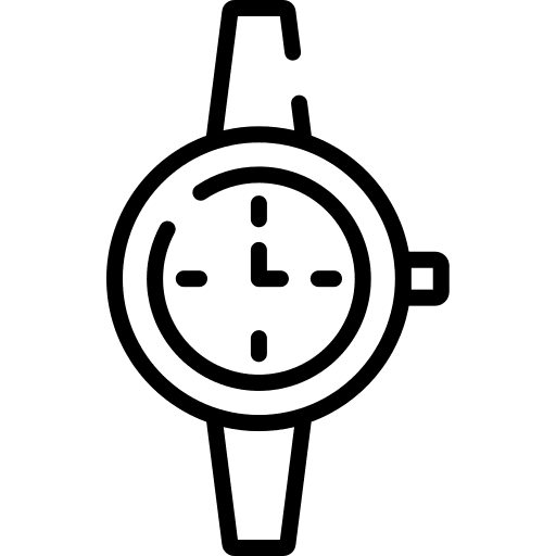 Clock fashion wristwatch watches icon