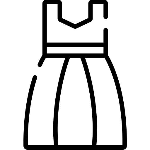 Baby garment girl clothes icon