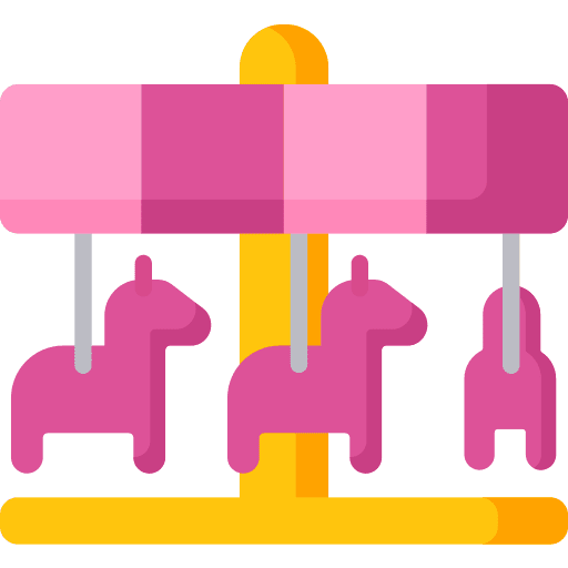 Amusement park circus amusement park carnival icon