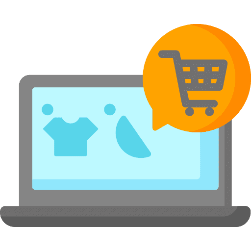 Commerce and shopping online shop online store online shopping icon