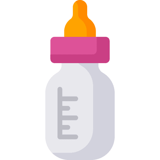 Feeding kid and baby feeding bottle feeding icon