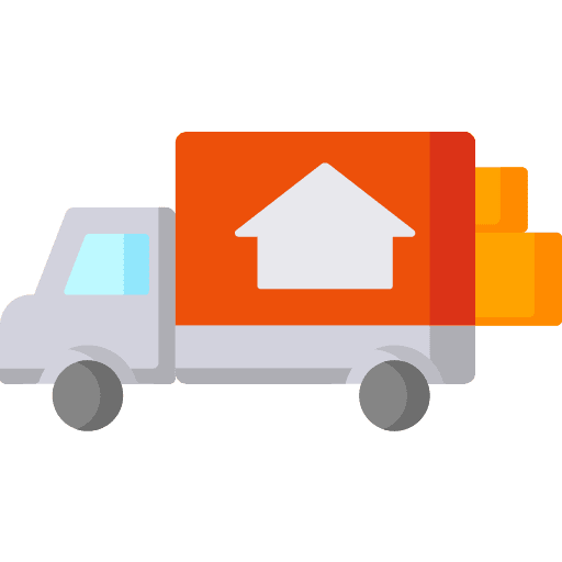 House real estate moving transportation icon