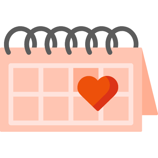 Administration date calendar time and date icon