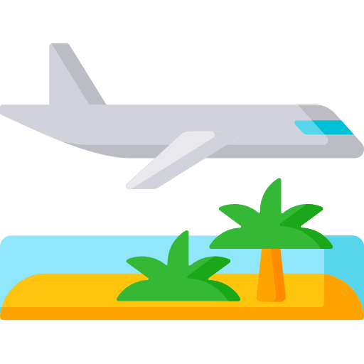 Aeroplane travel transport transportation icon
