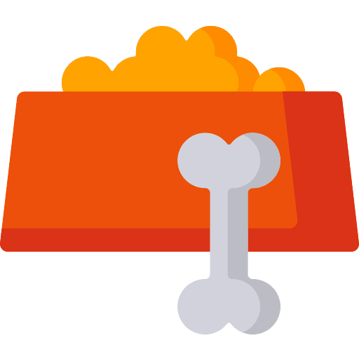 Animals pet food dog food icon