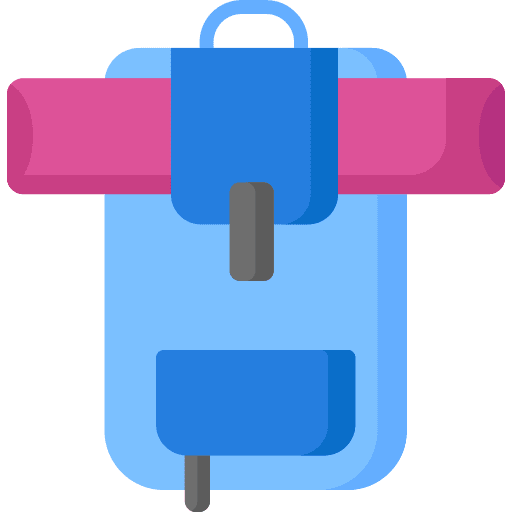 Backpack backpack bag baggage icon