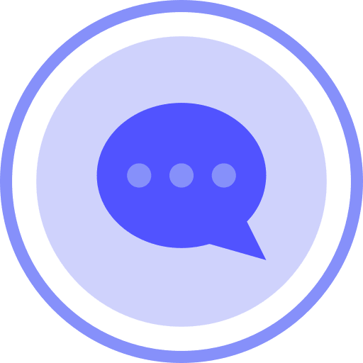 Chat negotiating conversation talk icon