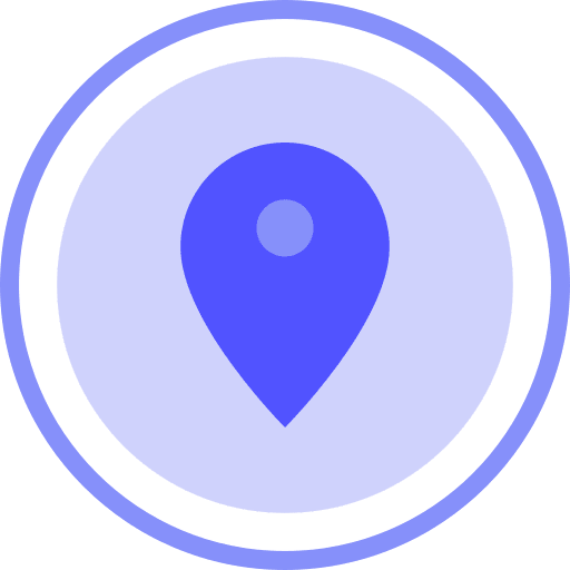 Pin map point interface signs icon