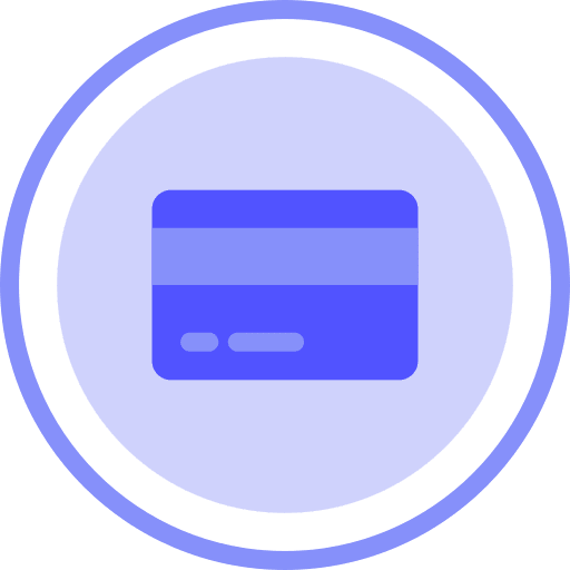 Credit card pay commerce and shopping commerce icon
