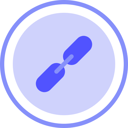 Link linked chain ui icon