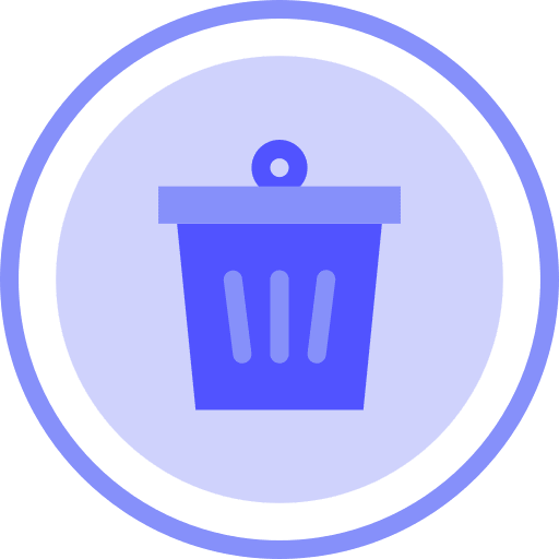 Remove can rubbish remove icon