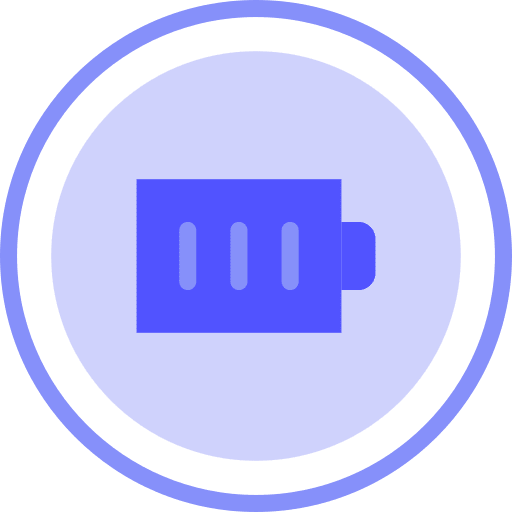 Battery technology full battery battery level icon