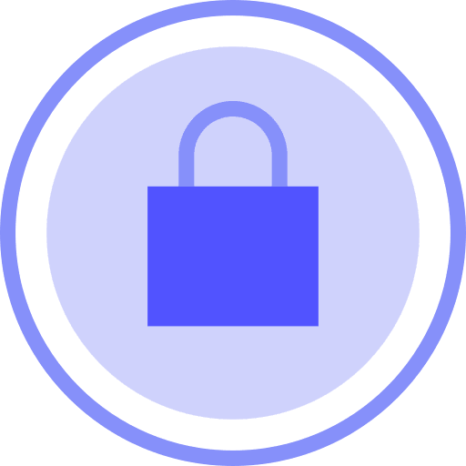 Padlock locked lock padlock icon