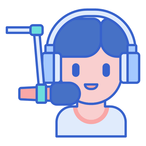 Broadcaster broadcaster host antenna icon