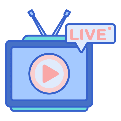 Live channel youtube play button live channel icon
