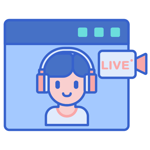 Live chat conversation speech bubble communications icon