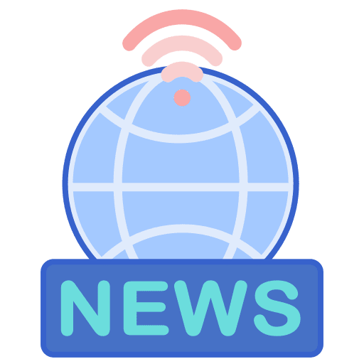 Live news files wifi world icon