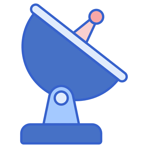Satellite communication satellite communications icon