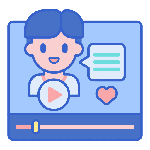 Vlogger influencer people internet icon