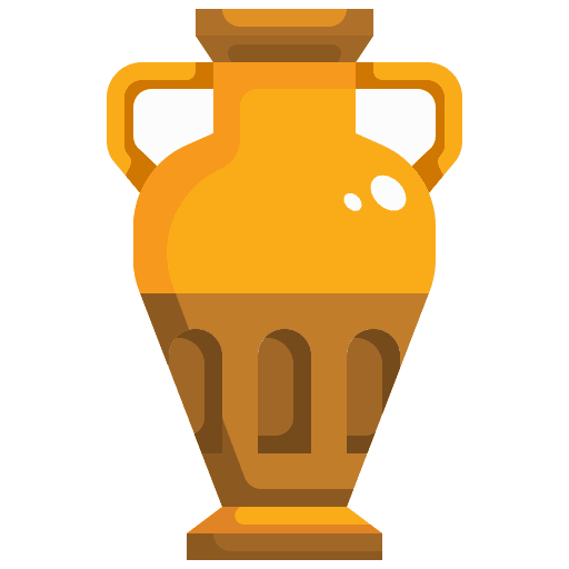 Ancient jar art and design display jar museum display icon