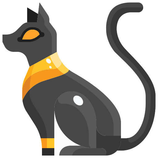 Cat animals cat egypt icon