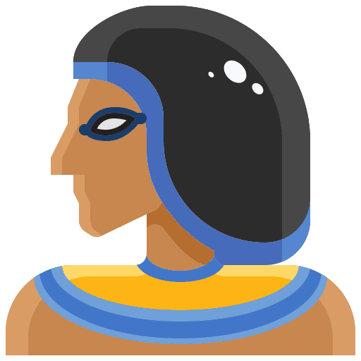 Egyptian pharaoh people avatar icon