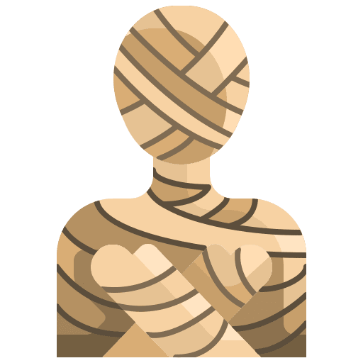 Mummy egyptian egypt scary icon
