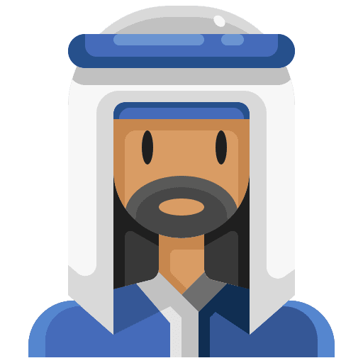 Man muslim people avatar icon