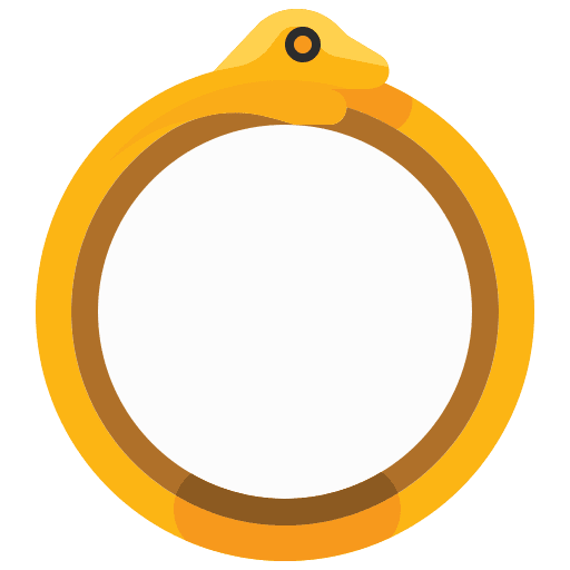 Ouroboros snake animals reptile icon