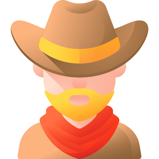 Cowboy hat cowboy avatar icon