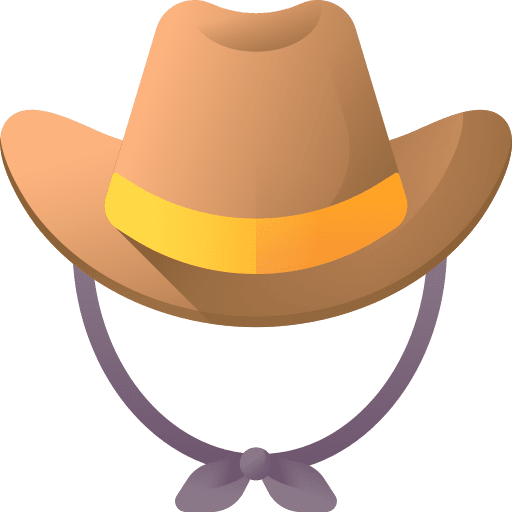 Hat sheriff hat western icon