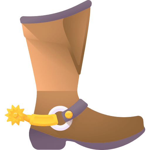 Boots sheriff fashion shoes icon