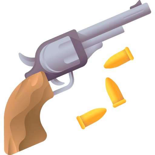 Gun weapons gun bullets icon