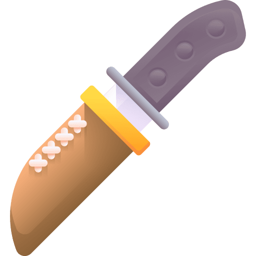 Knife tool dagger native american icon