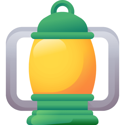 Lamp light fire lamp icon