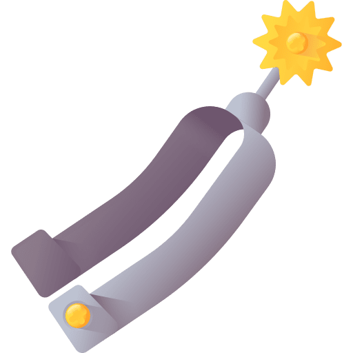 Spur horse riding accesory miscellaneous icon