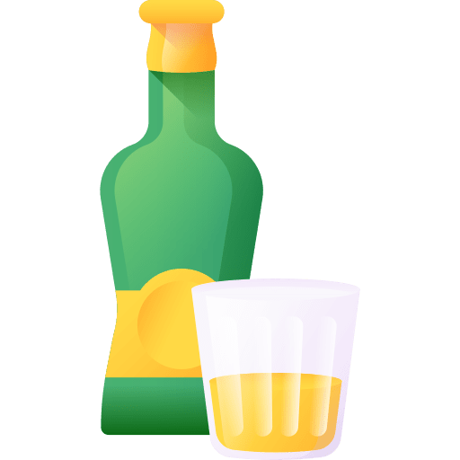 Tequila food mexican glass icon